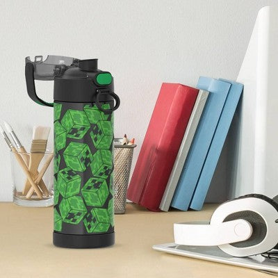 Thermos 16 fl oz FUNtainer Bottle - Minecraft