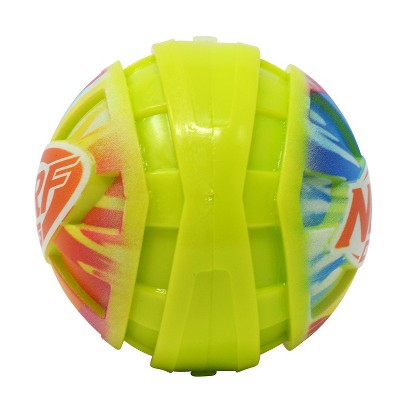 NERF TPR Color Blast Squeak and Crunch Ball Dog Toys