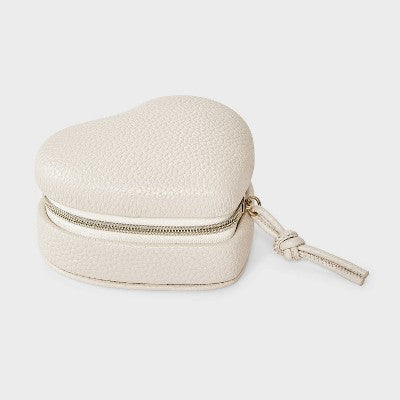 Valentines Heart Travel Jewelry Organizer - A New Day Cream