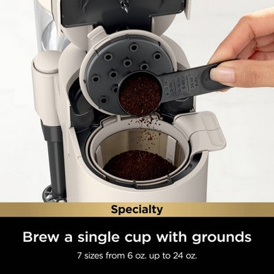Ninja Pods & Grounds Specialty Single-Serve Hot & Iced Coffee Maker Stone