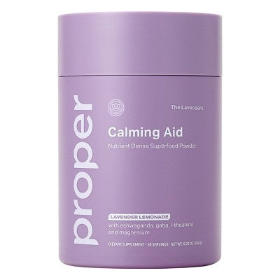 Proper The Lavenders Calming Aid Dietary Supplement Powder - 5.92oz: Greens and Superfood Supplements, Lemonade Flavor