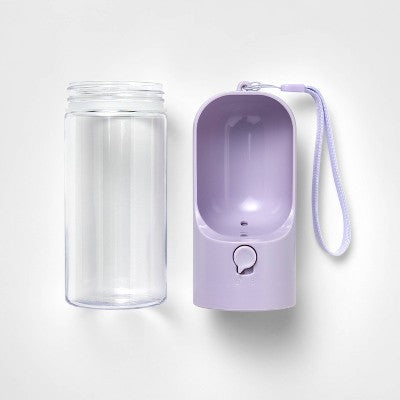 Dog Water Bottle - 14oz - Purple - Boots & Barkley