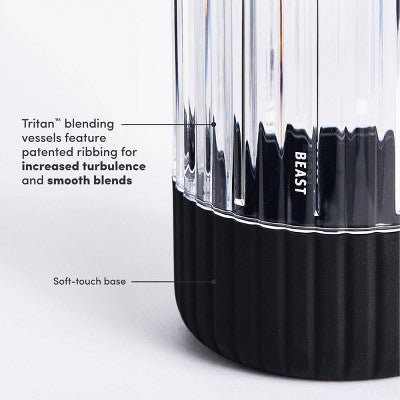 Beast Health Mega 1200 Stainless Steel Blender Carbon Black