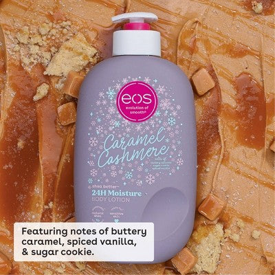 eos Holiday Body Lotion - Caramel Cashmere - 16 fl oz: Moisturizing, Whole Body, Bottle, Normal & Dry Skin