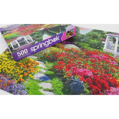 Springbok Flower Garden Jigsaw Puzzle - 500pc