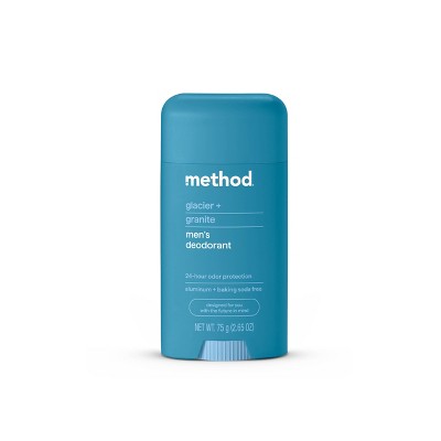 Method Men's Deodorant - Glacier + Granite - 2.65 fl oz