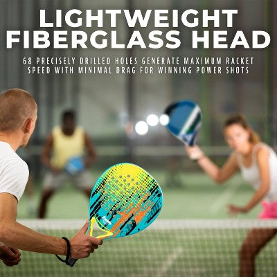 Franklin Sports 18'' Endeavor Padel Racket Modified Tear Padel Paddle