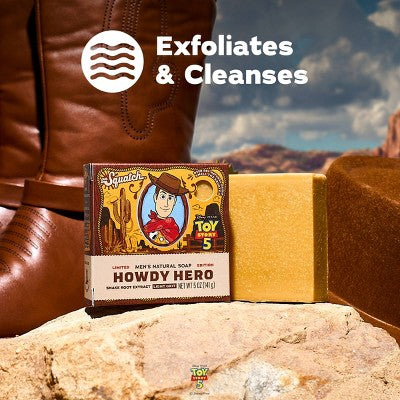 DR. SQUATCH Men's All Natural Bar Soap - Howdy Hero - 5oz