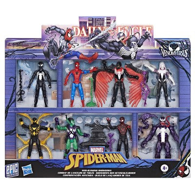 Marvel Spider-Man Venom vs Epic World of Action Web-Slinging Showdown