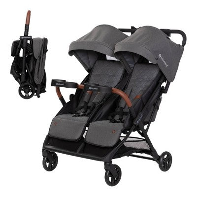 Baby Trend York Compact Side-By-Side Double Full Size Stroller - Cosmic Gray (LOCAL PICKUP ONLY)