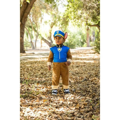 PAW Patrol Nickelodeon Boys' Chase Deluxe Costume Jumpsuit 2T