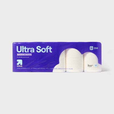 Premium Ultra Soft Toilet Paper - 30 Rolls - up&up (LOCAL PICKUP ONLY)