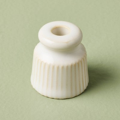 4pc Mini Ceramic Taper Candle Holders Sour Cream - Hearth & Hand with Magnolia