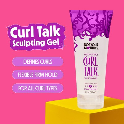 Not Your Mother's Mini Curl Talk Sculpting Gel - 2 fl oz: Paraben-Free, Silicone-Free, Sulfate-Free
