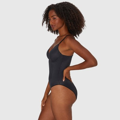 Maidenform Women's Extra Firm Control All-In-One Bodysuit Black S