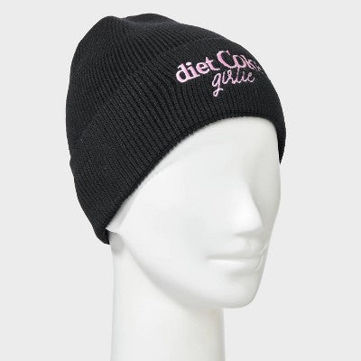 Women's Diet Coke Graphic Beanie - Black