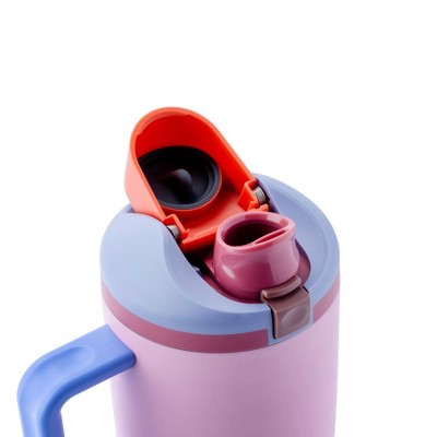 Owala 40oz FreeSip Stainless Steel Tumbler - Kickflip: Insulated, BPA-Free, Straw Included