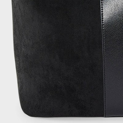 Shoulder Bucket Bag - A New Day Black