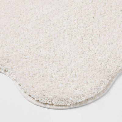 20"x30" Scallop Bath Rug Cream - Threshold