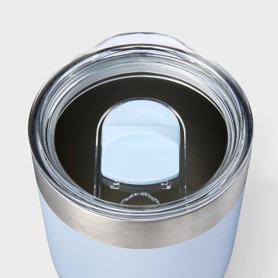 30oz Stainless Steel Straw Tumbler Blue - Embark‚Ñ¢