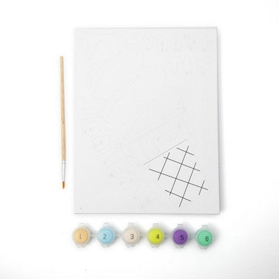 Paint By Number Ice Cream Craft Activity Kit - Bullseye's Playground