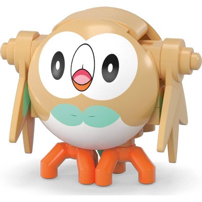 MEGA Pokemon Rowlet Building Toy Kit Poseable Action Figure 24pc
