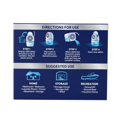 DampRid Moisture Absorber Air Freshener Fresh Scent - 15.74oz/2pk