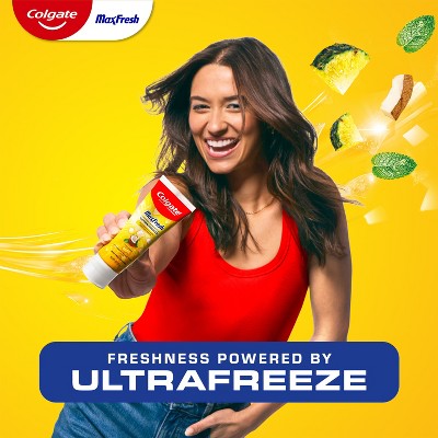 Colgate Max Fresh Anticavity Fluoride Toothpaste - Pineapple Coconut Crush with Mint - 4.5oz