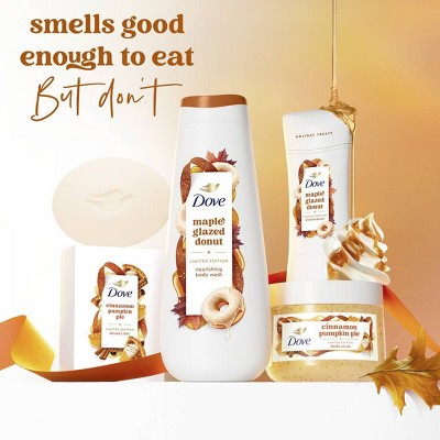 Dove Beauty Limited Edition Fall Holiday Treat Body Scrub - Maple Glazed Donut - 15oz