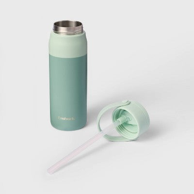 24oz Stainless Steel Hydration Water Bottle - Green - Embark