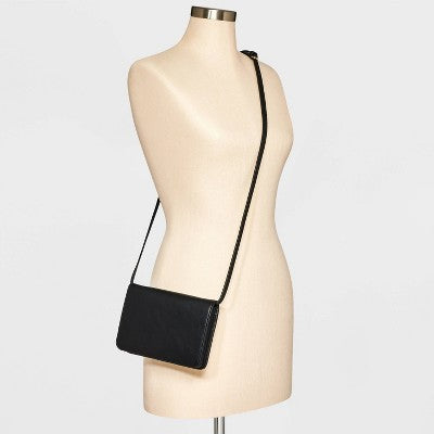 Flap Cell Phone Wallet - A New Day Black