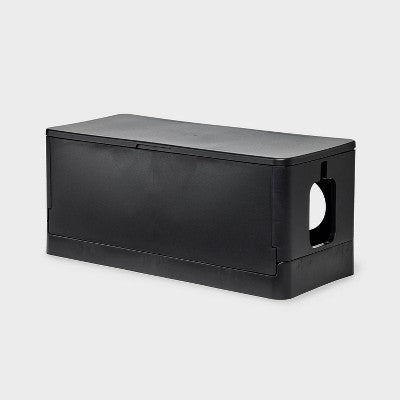 Cable Management Box - dealworthy Black