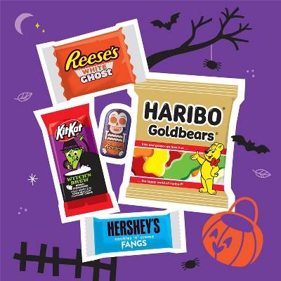 HERSHEY'S Chocolate & Sweets Assorted Trick or Treat Halloween Candy Spell Book Box - 30.51oz/72pc