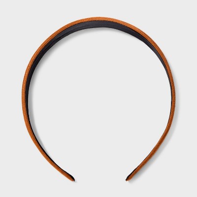 Faux Suede Headband - Universal Thread Cognac