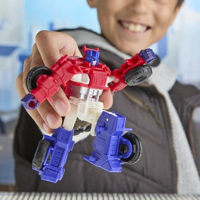 Transformers CYBERWORLD Optimus Prime Cyber Changers