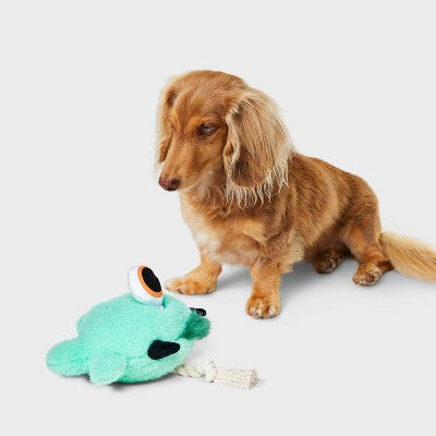 7.125" Monster Combo Dog Rope Plush Toy - Boots & Barkley