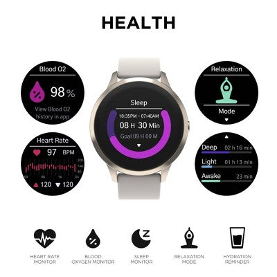 iTouch Sport 4 Smartwatch - Titanium
