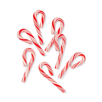 Christmas Peppermint Red & White Mini Candy Canes - 6oz/40ct - Favorite Day