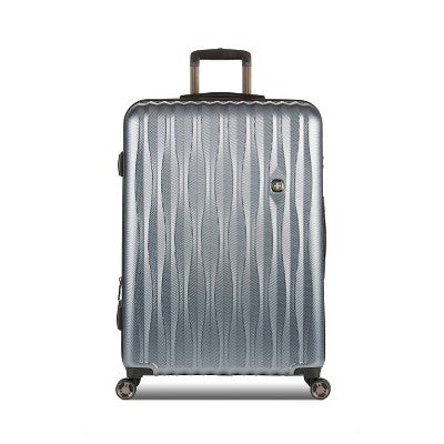 SWISSGEAR Energie Hardside Large Checked Spinner Suitcase - Iron Gray (LOCAL PICKUP ONLY)