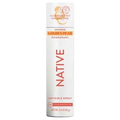 Native Limited Edition Aluminum-Free and Residue-Free Global Flavors Deodorant Spray - Japanese Golden Pear - 3.5 oz