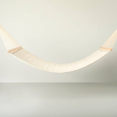 13' Soft Grid-Weave Oversized 2-Person Outdoor Hammock Cream - Hearth & Hand with Magnolia (LOCAL PICKUP ONLY)