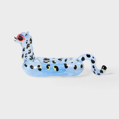 Pool Float Leopard - Sun Squad: PVC Water Inflatable for 1 Person