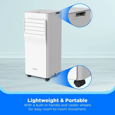 Midea 7,000 BTU DOE Smart Portable Air Conditioner, For Spaces Up to 300 sq. ft., White (LOCAL PICKUP ONLY)