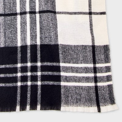 Light Weight Woven Scarf - Universal Thread Black/White