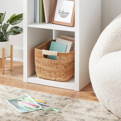 Woven Rectangular Banana Sewing Basket - Brightroom