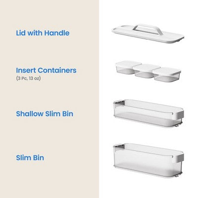 6pc Click in Place Slim Toolbox Starter Kit White - Brightroom?