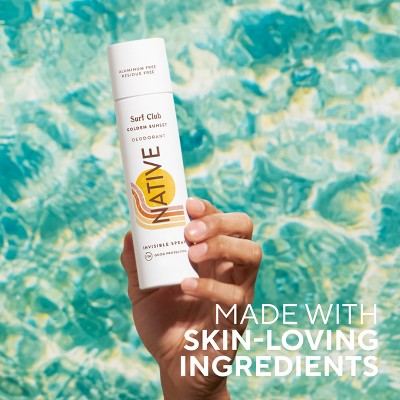 Native Limited Edition Surf Club Deodorant - Golden Sunset - 3.5 fl oz