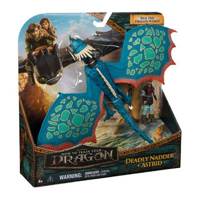 How to Train Your Dragon Astrid & Stormfly Figures