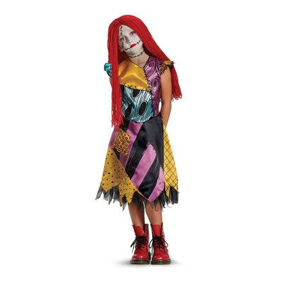 Disguise Disney The Nightmare Before Christmas Kids' Sally Deluxe Halloween Costume Dress M (7-8)