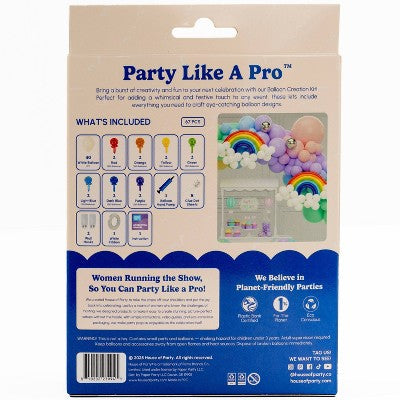 House of Party Balloon Creation Kit Magical Rainbows